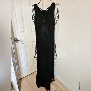 Open Back Slip Maxi Dress‎